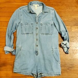 life in progress denim romper